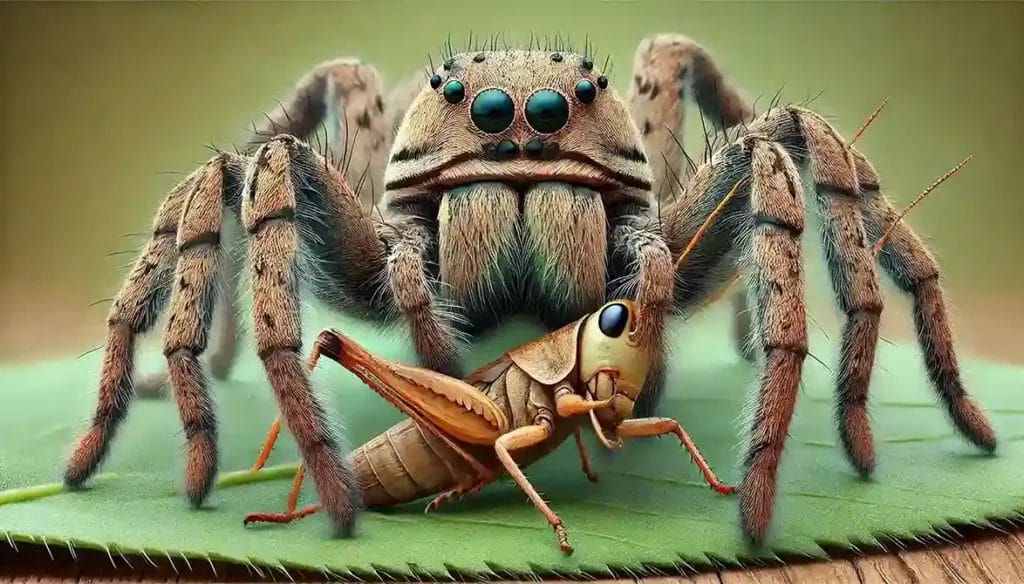 Diet of Wolf Spiders 