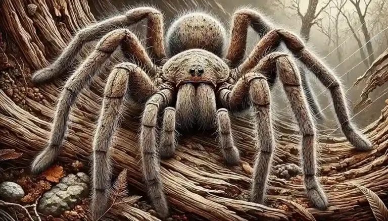 A detailed image of a Huntsman spider
