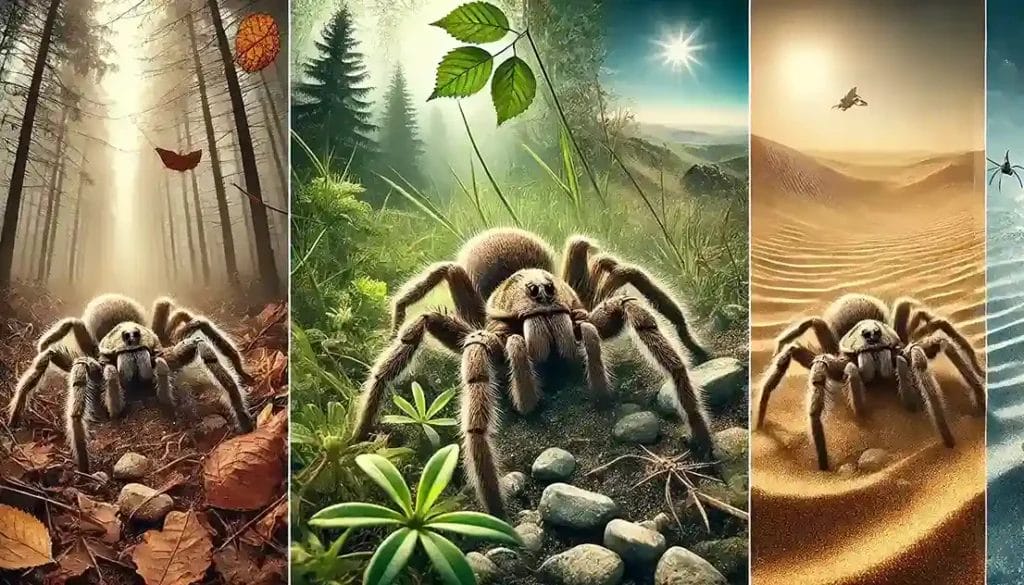 Habitat and Distribution of Wolf Spiders 