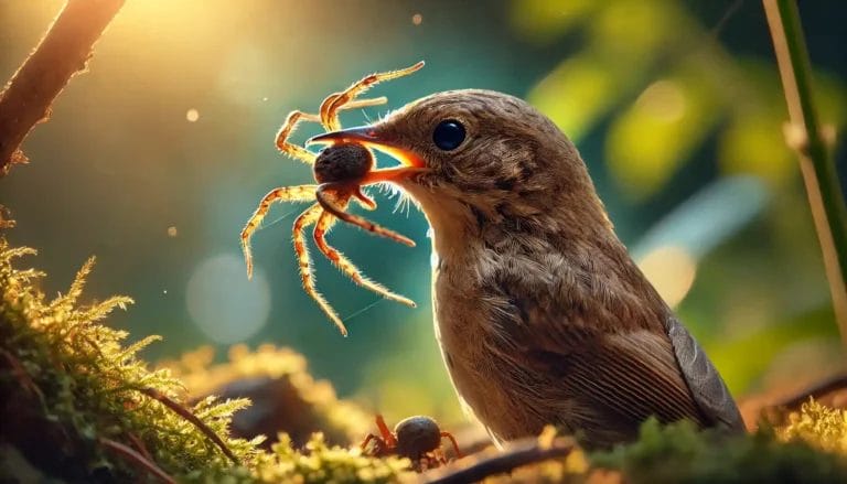 what animals eat spiders