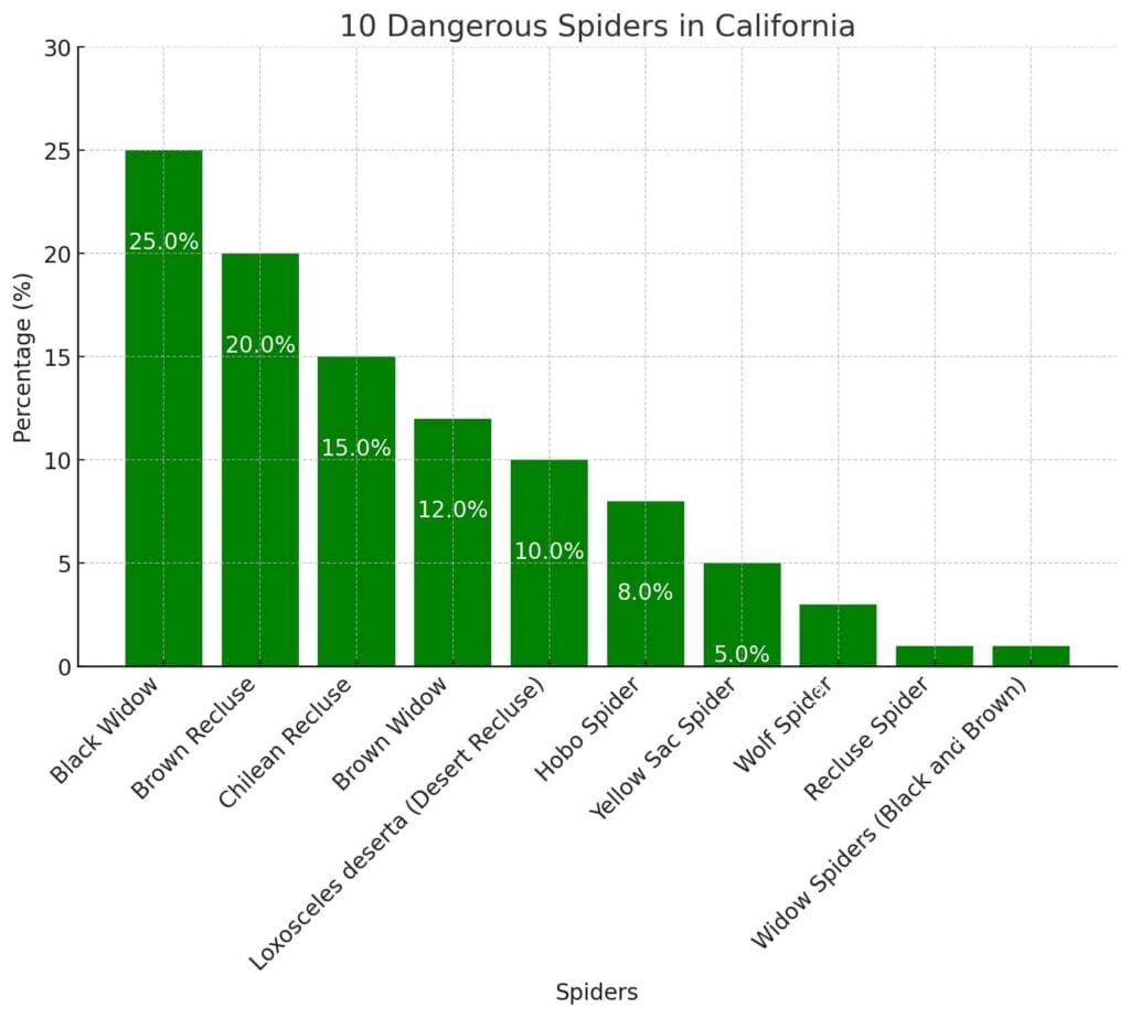 10 Most Poisonous Spiders in California?