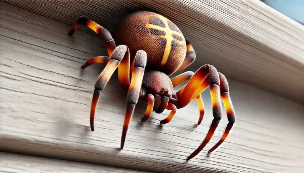 A close-up image of a Brown Widow Spider