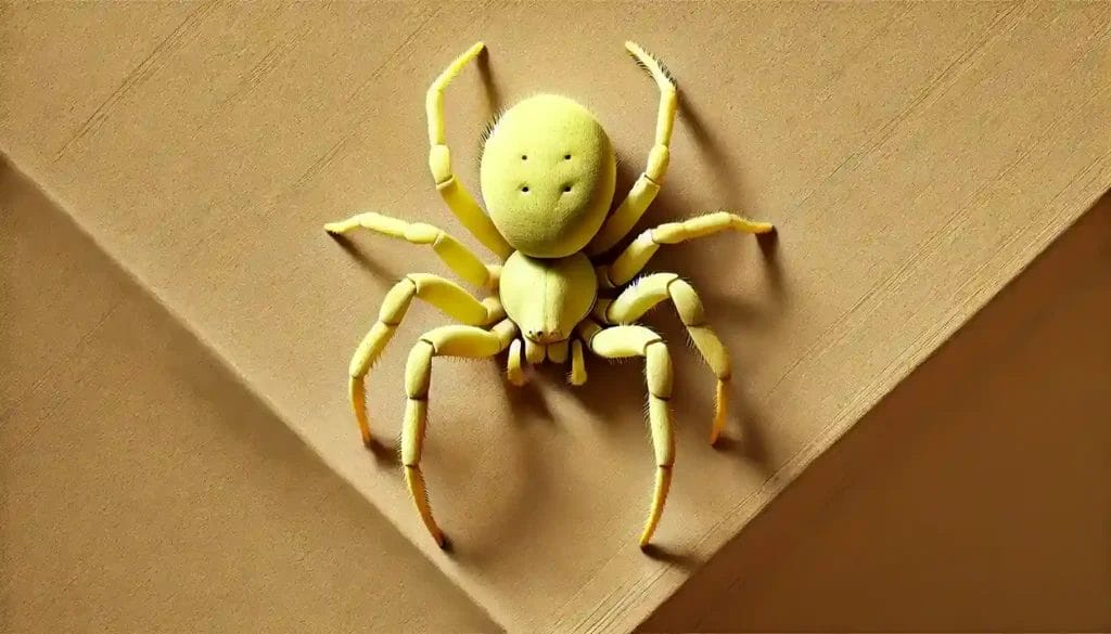 A close-up image of a Yellow Sac Spider