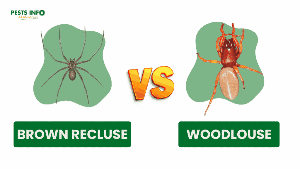 Brown recluse vs woodlouse spider