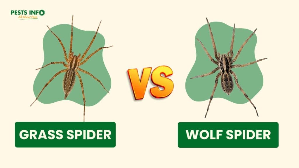 Grass Spider Vs Wolf Spider