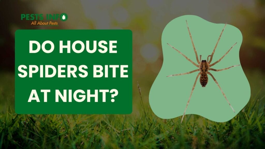 Do House Spiders Bite at Night?